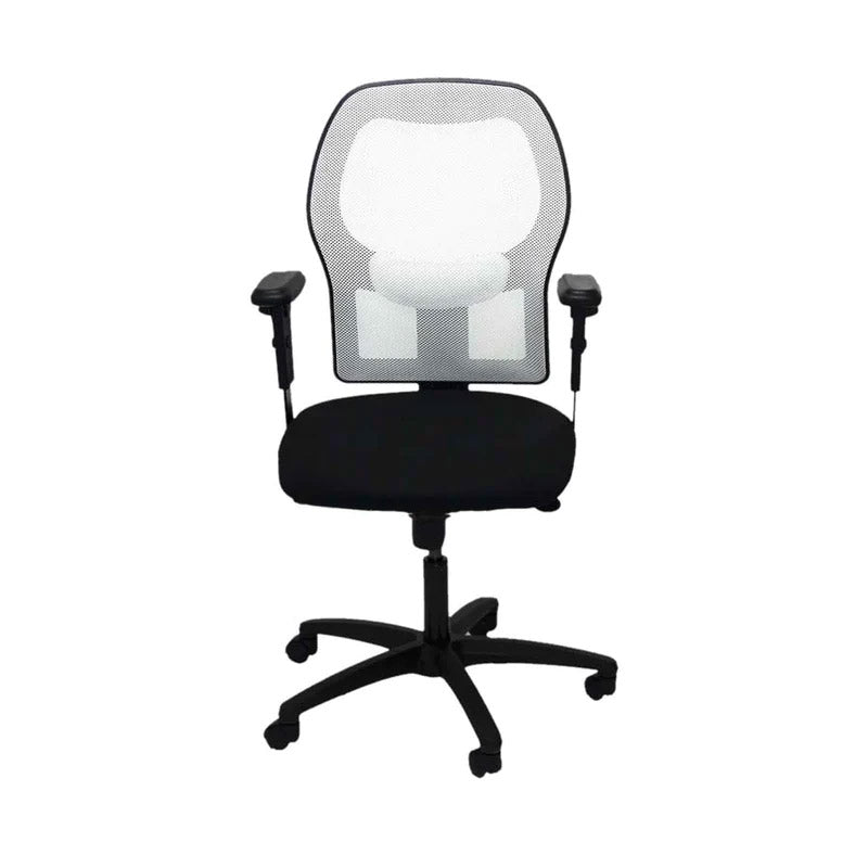 <tc>Ahrend</tc>: Sedia da lavoro tipo 160 con rete bianca - Ricondizionata