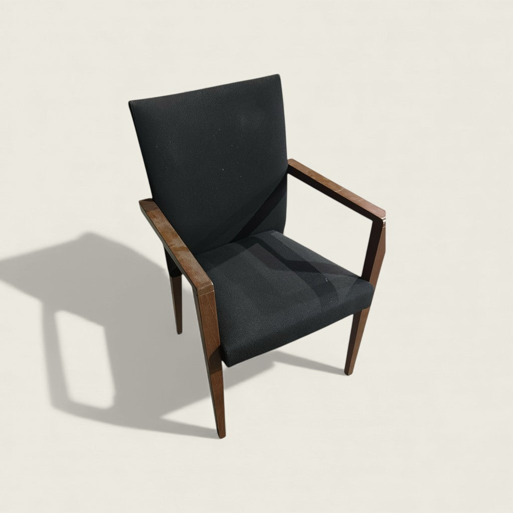 <tc>Knoll</tc> Studio: sedia per visitatori Aperture con doghe in legno (ristrutturata)