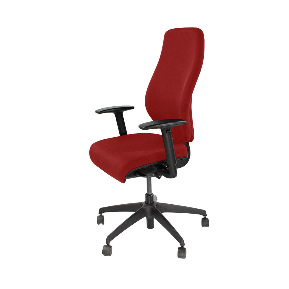 <tc>Boss Design</tc>: Sedia operativa Key - Nuovo tessuto rosso - Ricondizionata