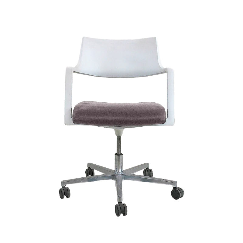 <tc>Brunner</tc>: Tempuro 6353/A Sedia girevole in tessuto grigio - Ricondizionata