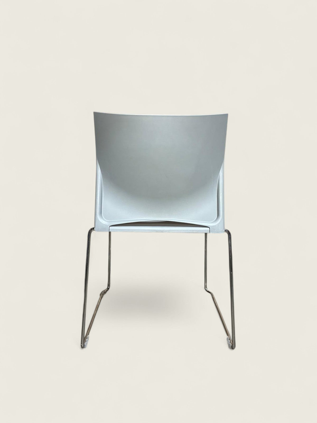 Connection: Gray Visitors Side Chair - Refurbished