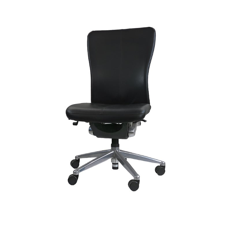 <tc>Haworth</tc>: <tc>Zody</tc> Sedia da ufficio in pelle - Ricondizionata