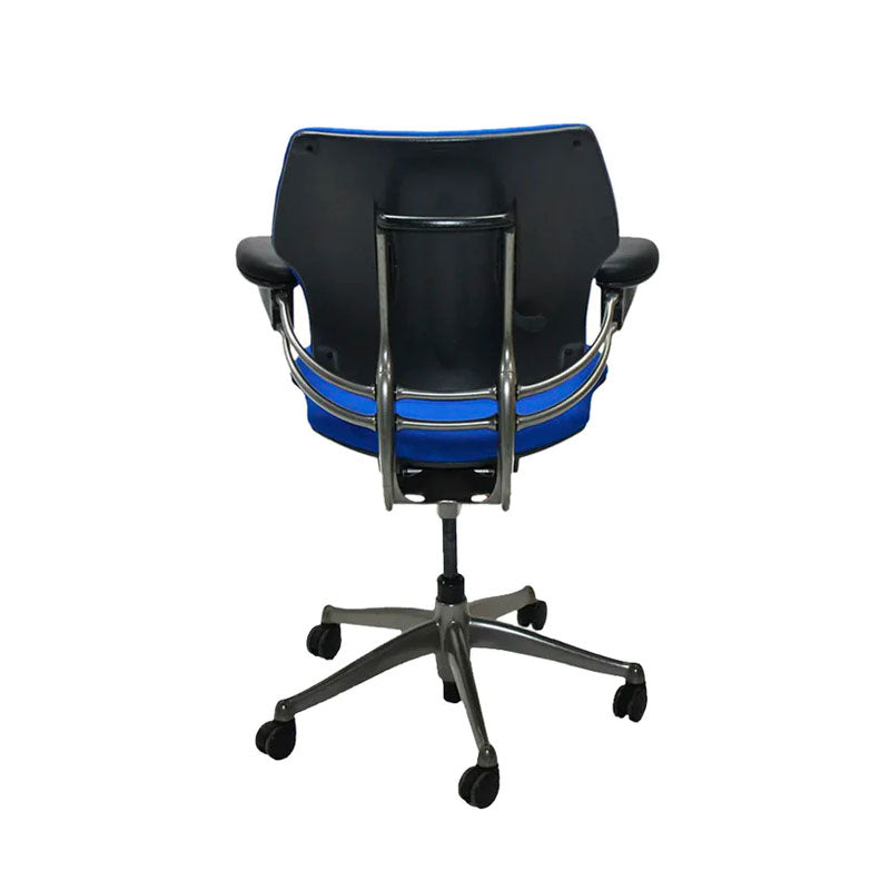 <tc>Humanscale</tc>: <tc>Freedom</tc> Sedia operativa in tessuto blu - Ricondizionata