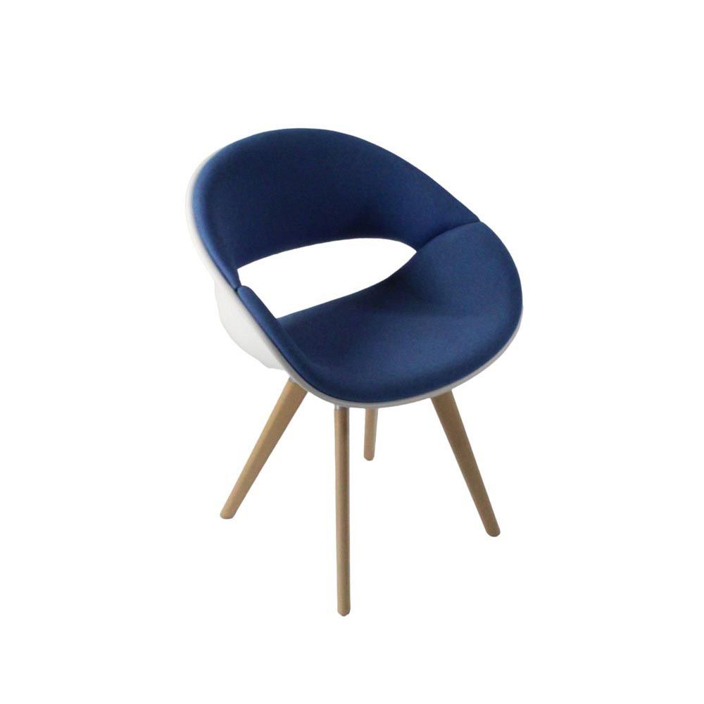 <tc>Kusch & Co</tc>: Poltrona Volpino 8240 - Blu e Bianco