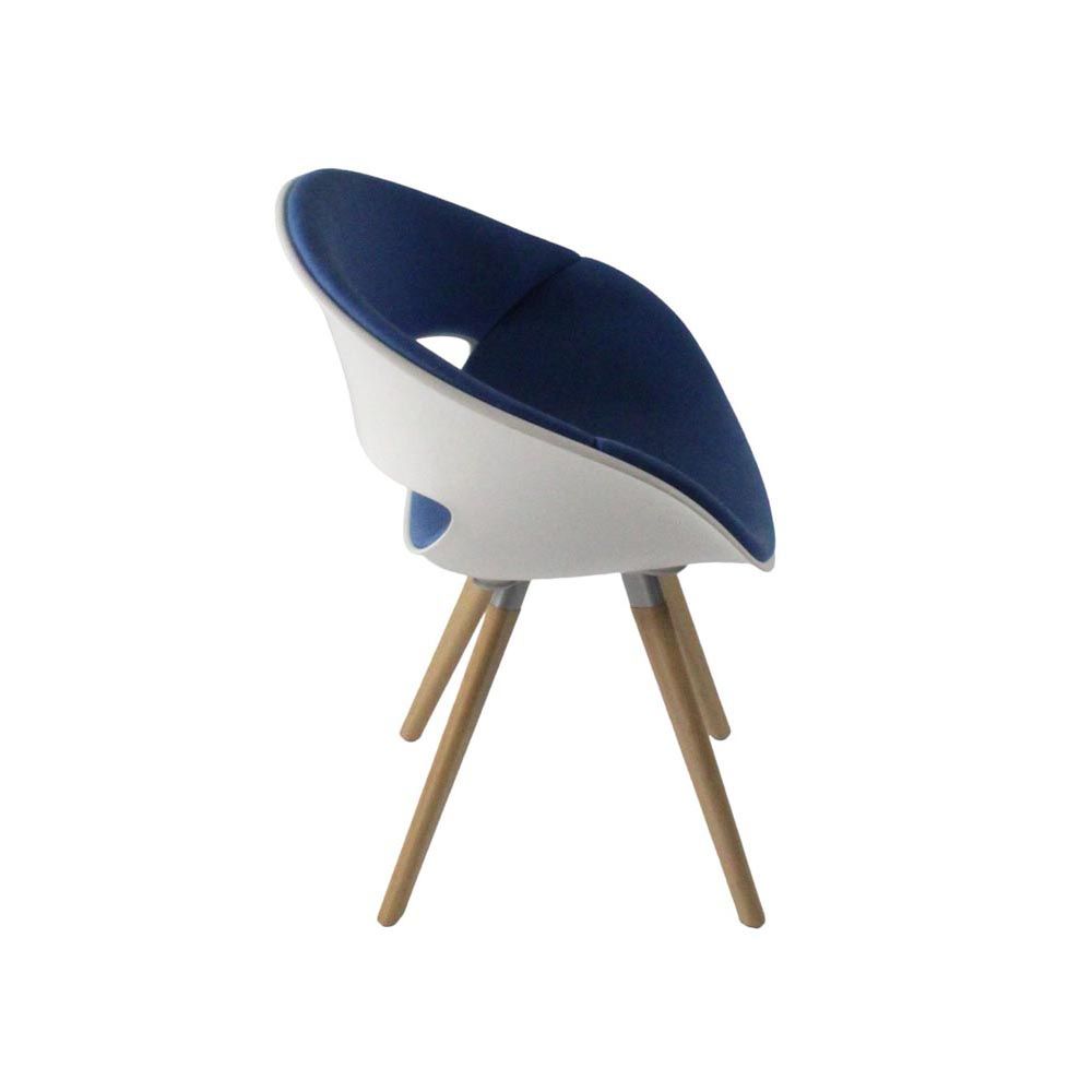 <tc>Kusch & Co</tc>: Poltrona Volpino 8240 - Blu e Bianco