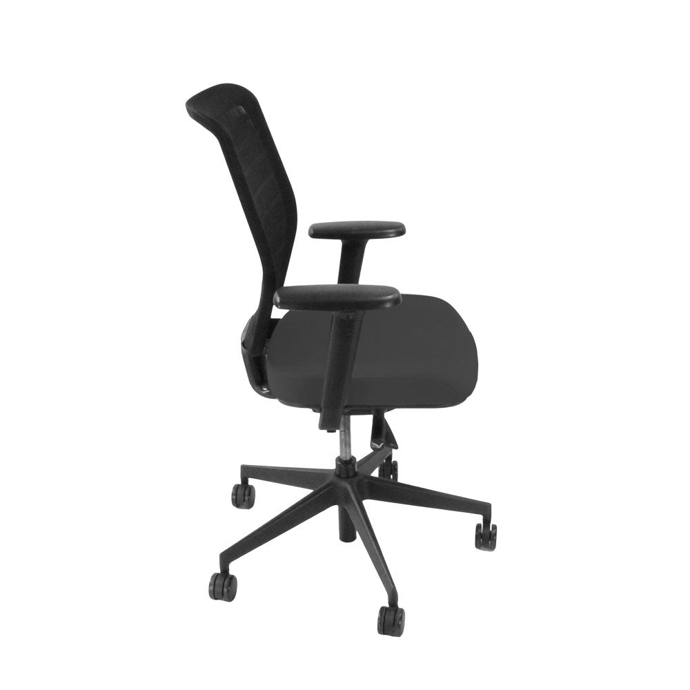 <tc>Senator</tc>: Sedia da ufficio Fuse Operator in tessuto grigio - Ricondizionata