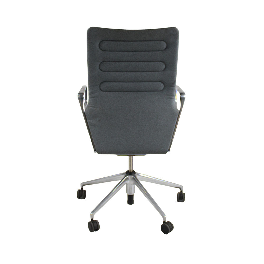 <tc>Vitra</tc>: Sedia da riunione AC4 in tessuto grigio - Ricondizionata