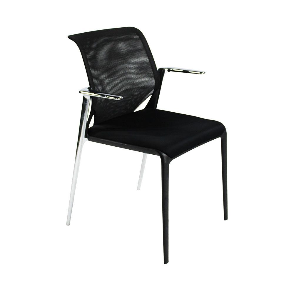 <tc>Vitra</tc>: Sedia per visitatori MedaSlim con braccioli - Ricondizionata