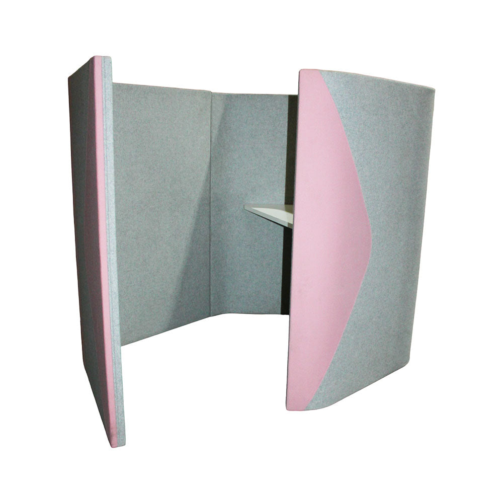 <tc>Allermuir</tc>: Haven Solo Pod in tessuto grigio/rosa - Ricondizionato
