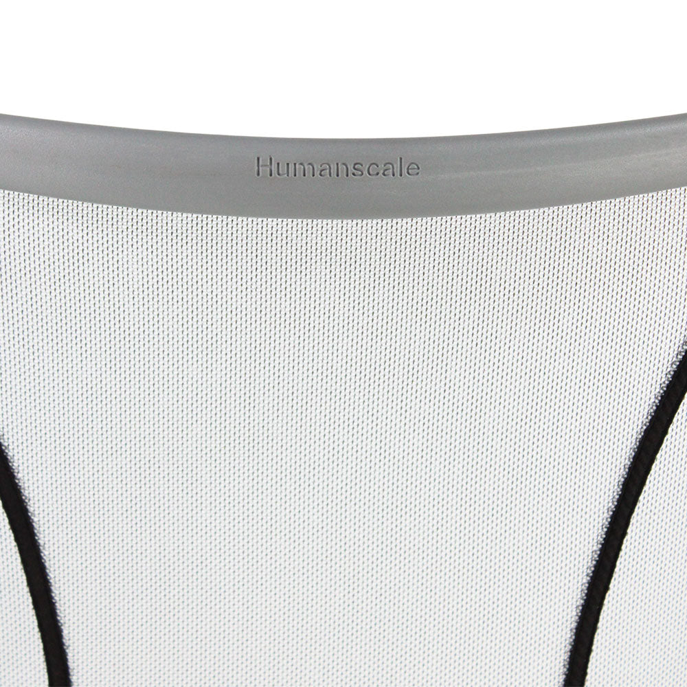 <tc>Humanscale</tc>: <tc>Liberty</tc> Sedia operativa in pelle bianca - Ricondizionata