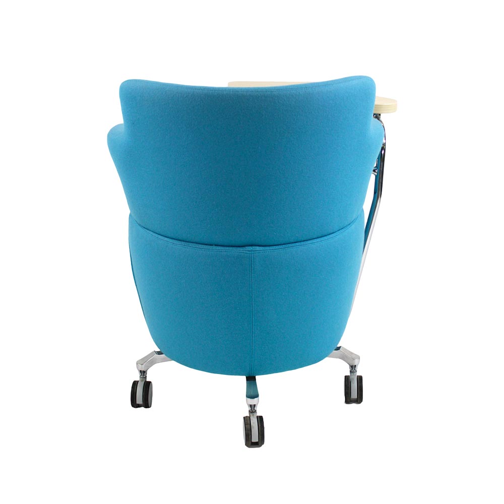 Orangebox: Tarn Chair in Blue Fabric with Tablet - Refurbished