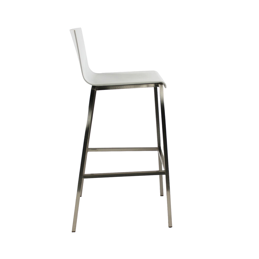<tc>Pedrali</tc>: Sgabello Kudara 1322 in bianco - Ricondizionato