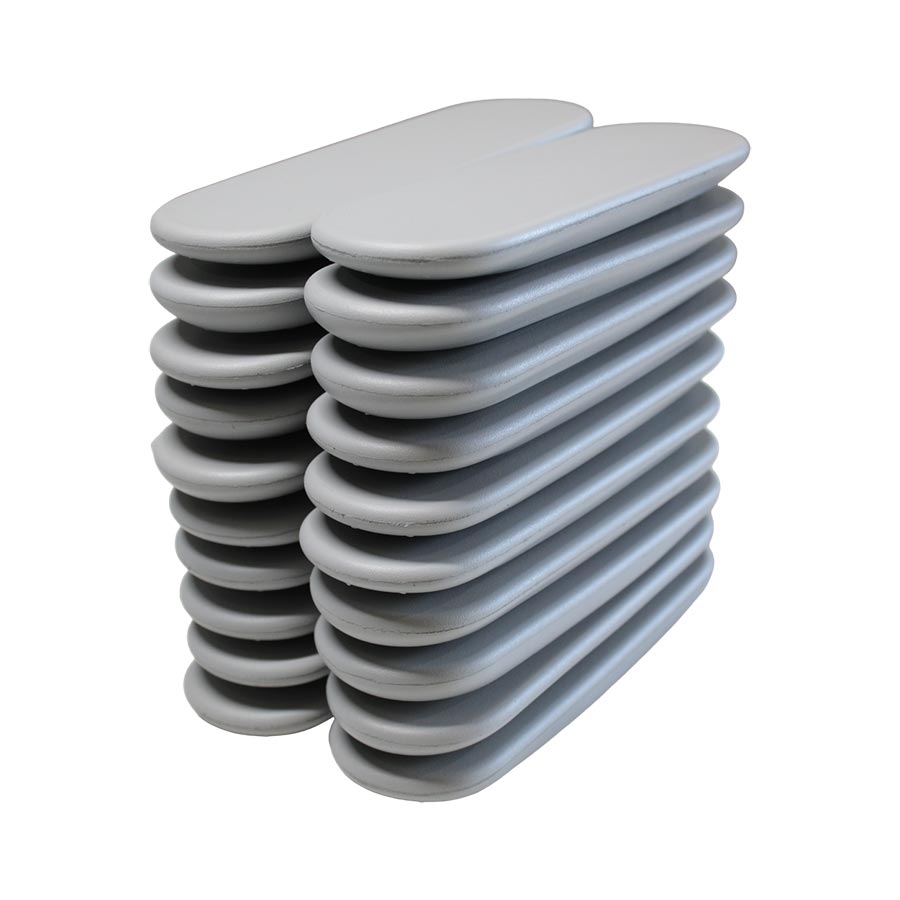 <tc>Herman Miller</tc>: <tc>Sayl</tc> Cappucci di ricambio per braccio in grigio - Confezione da 10 paia