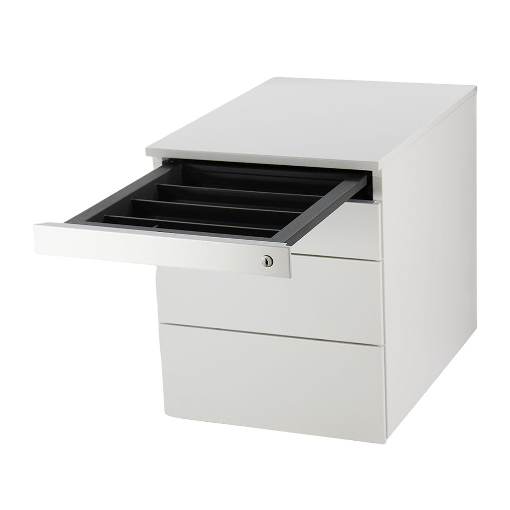 Steelcase: 4 Drawer Mobile slimline Pedestal - Refurbished