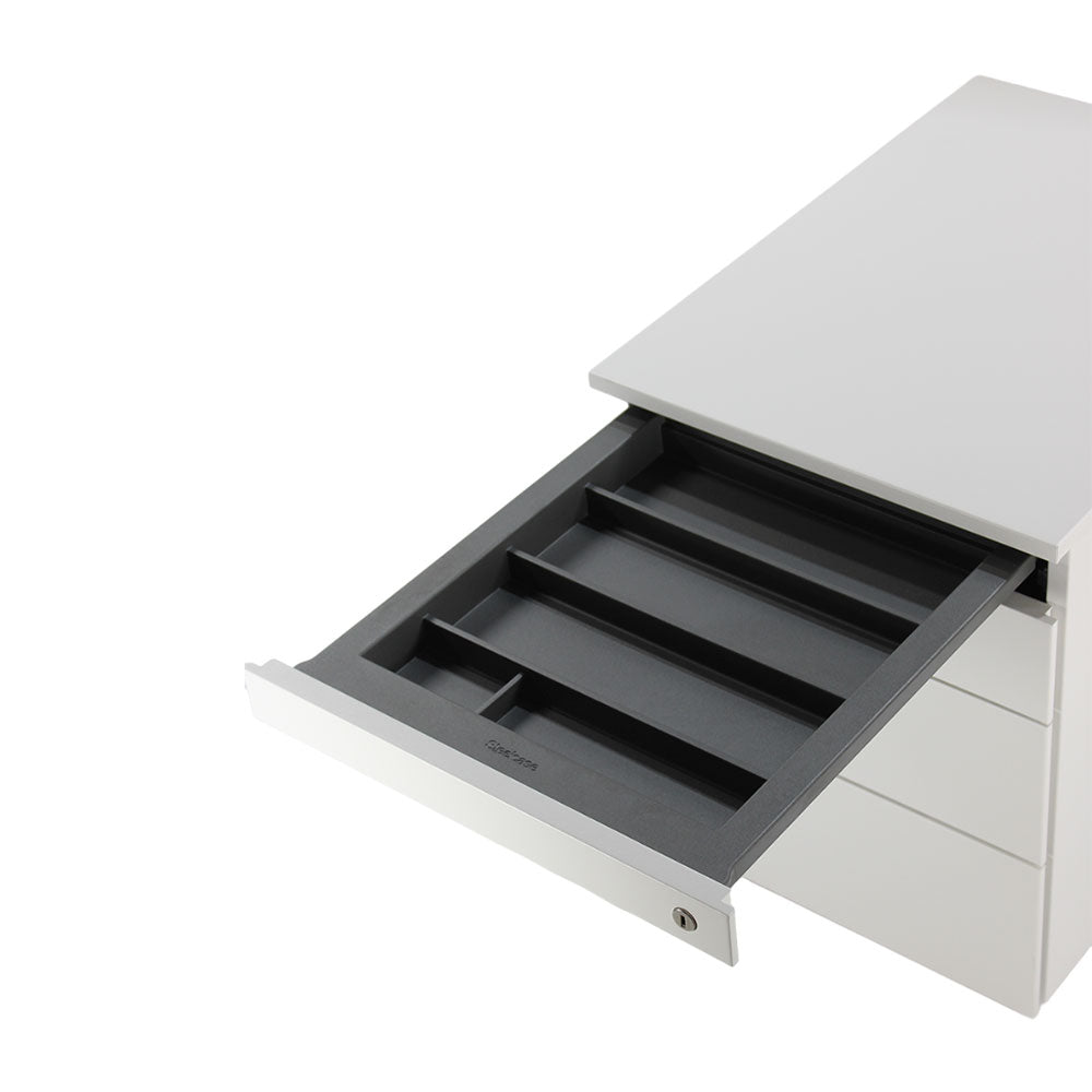 Steelcase: 4 Drawer Mobile slimline Pedestal - Refurbished