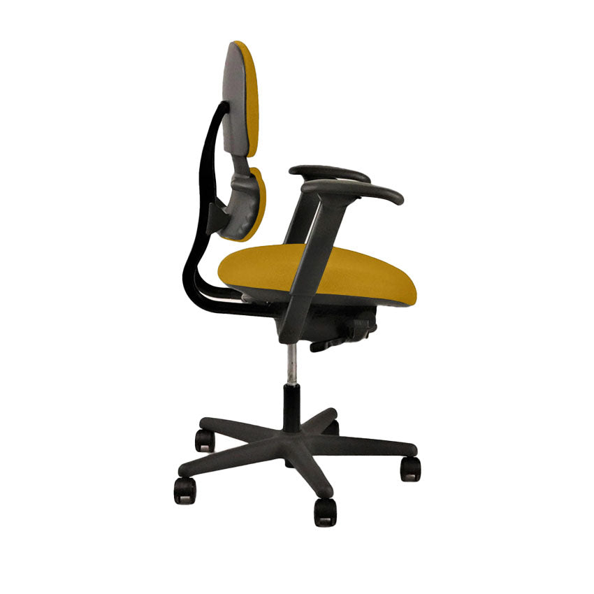 <tc>KI</tc>: <tc>Impulse</tc> Sedia da ufficio in tessuto giallo - Ricondizionata