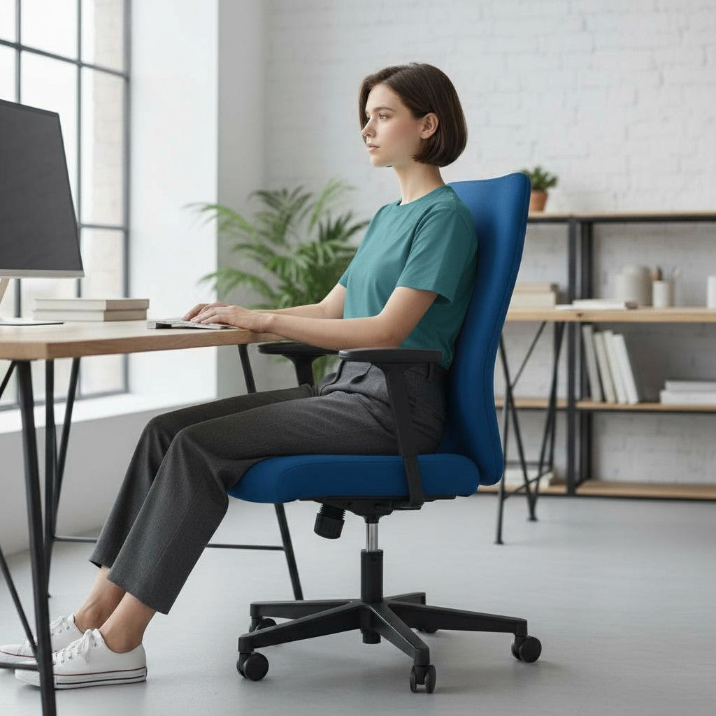 Konig Neurath: Jet One Blue Task Chair - Refurbished