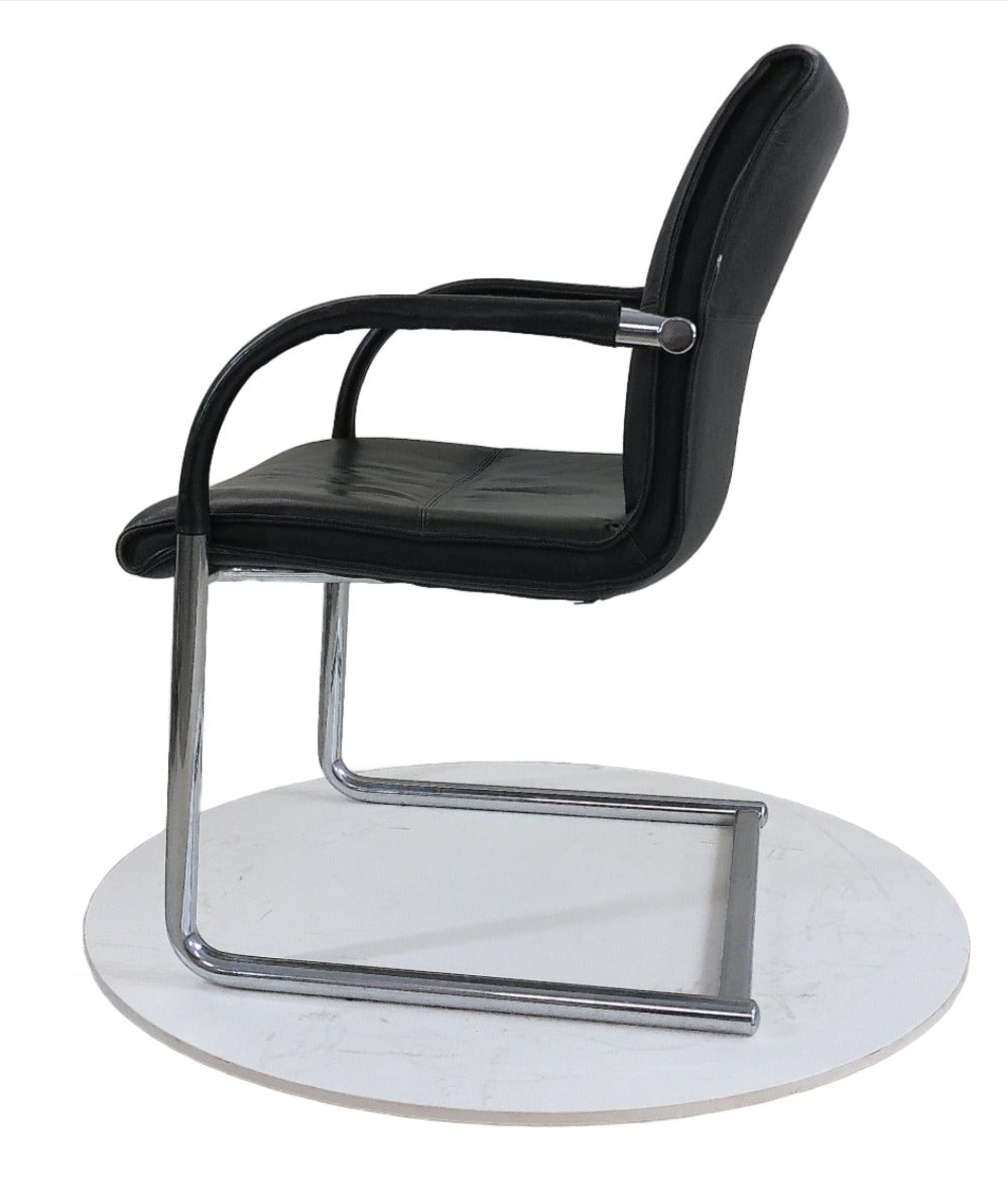Kusch & Co: Leather Meeting Chair - Refurbished