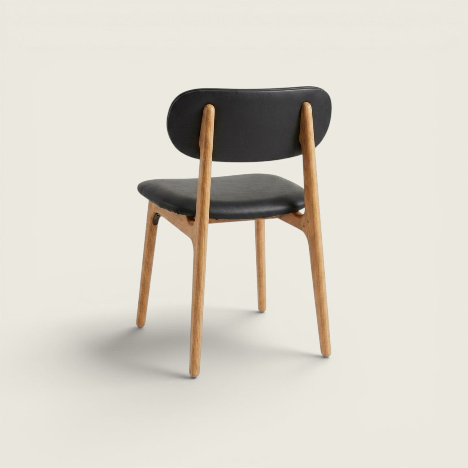 Modus: Visitatore/Sedia Laterale In Pelle - Ristrutturata