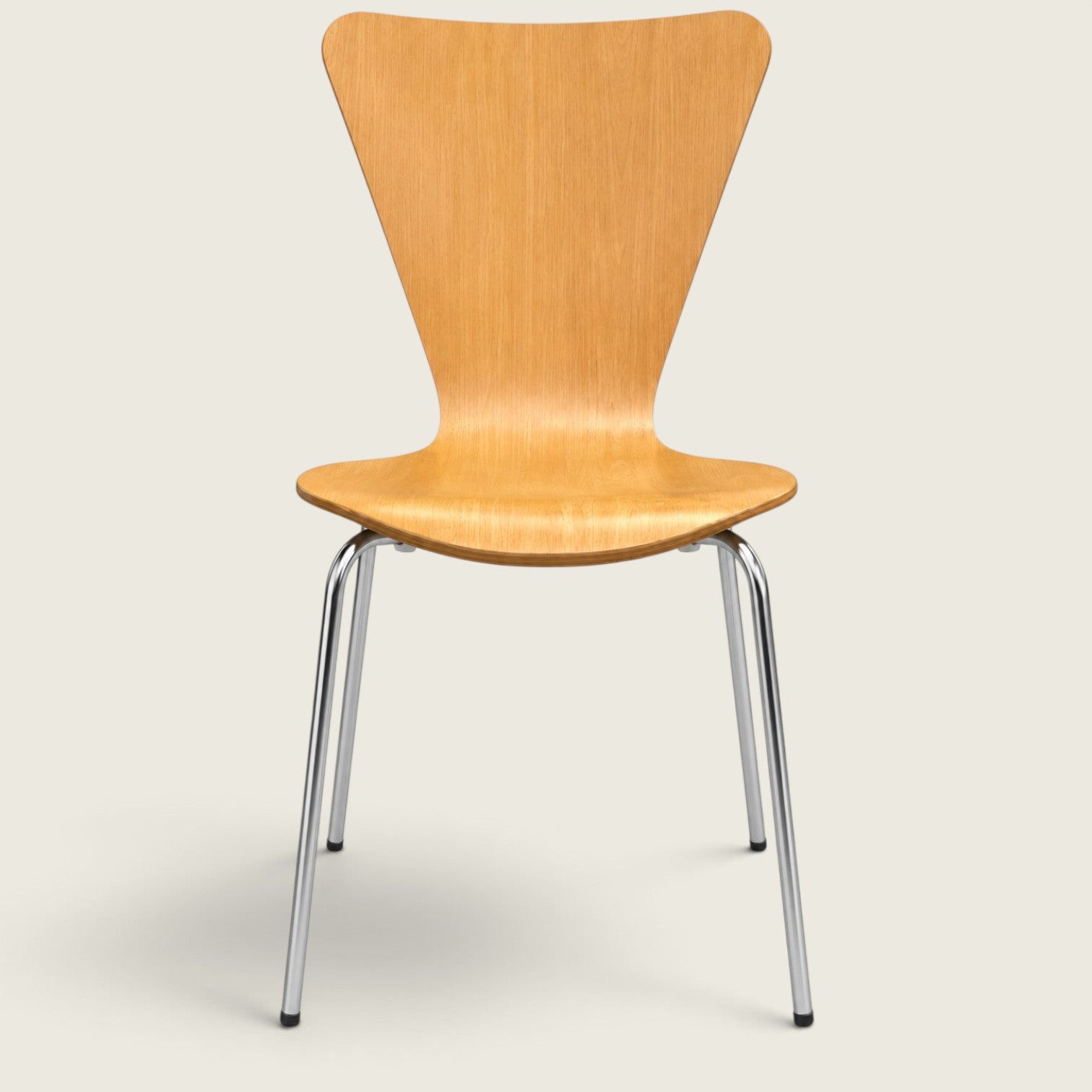 Nowy Styl: Wooden Cafe Chair - Refurbished