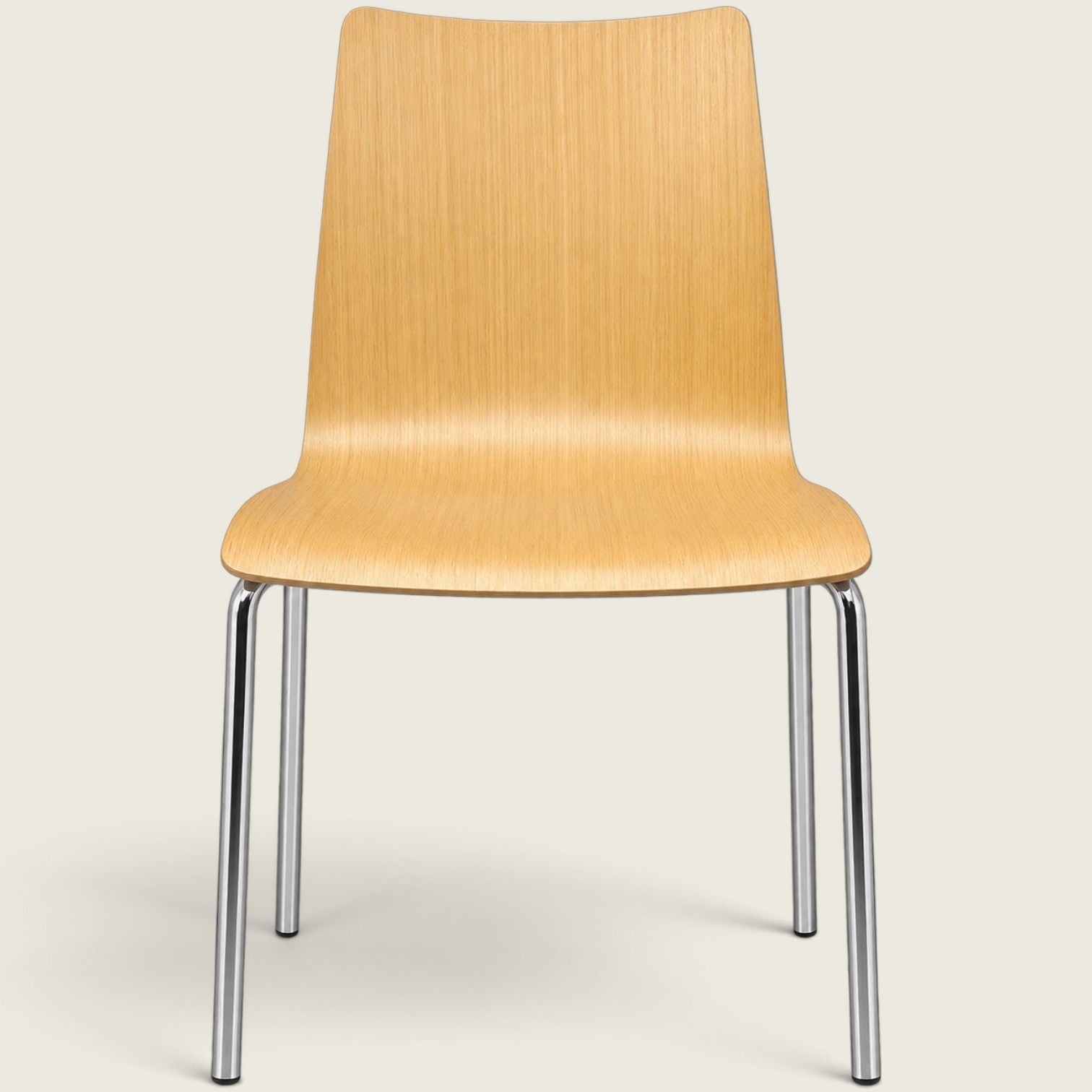 Nowy Styl: Wooden Shell Chair - Refurbished