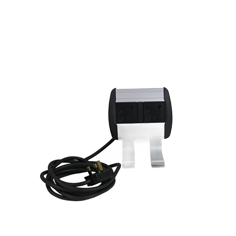 Saxen: Desk Power Module -2x UK Sockets - rinnovato