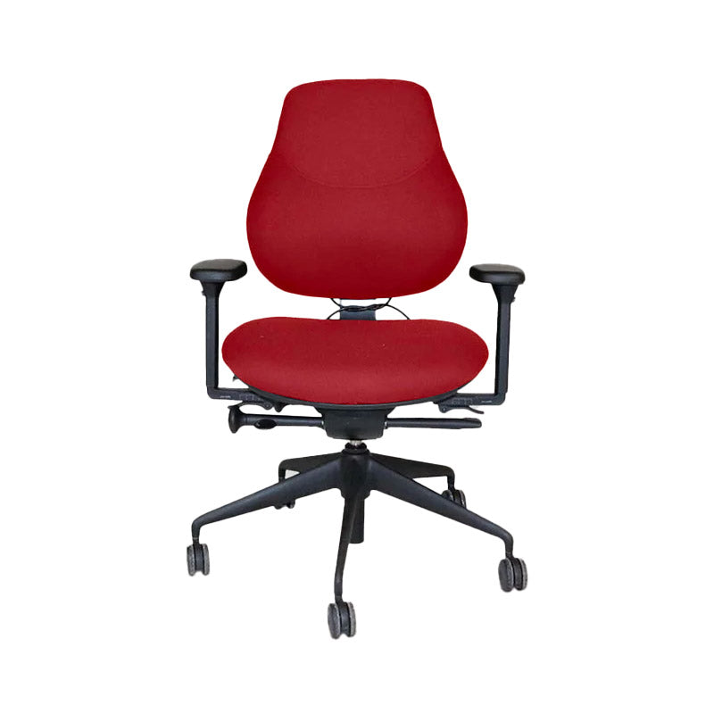 <tc>OrangeBox</tc>: Sedia da ufficio Flo in tessuto rosso - Ricondizionata