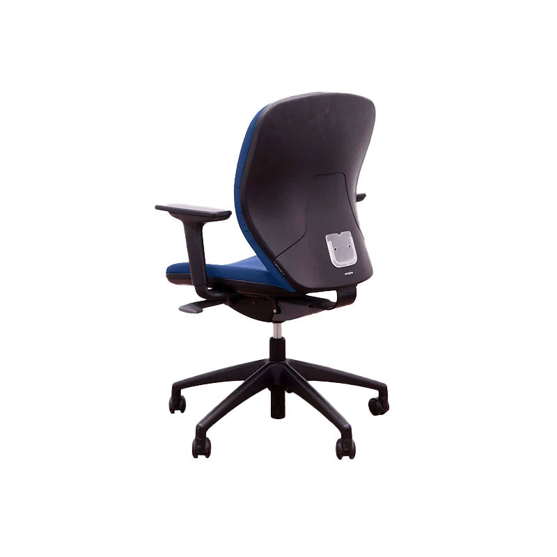 Orangebox: Joy-02 Task Chair in Blue Fabric - Refurbished