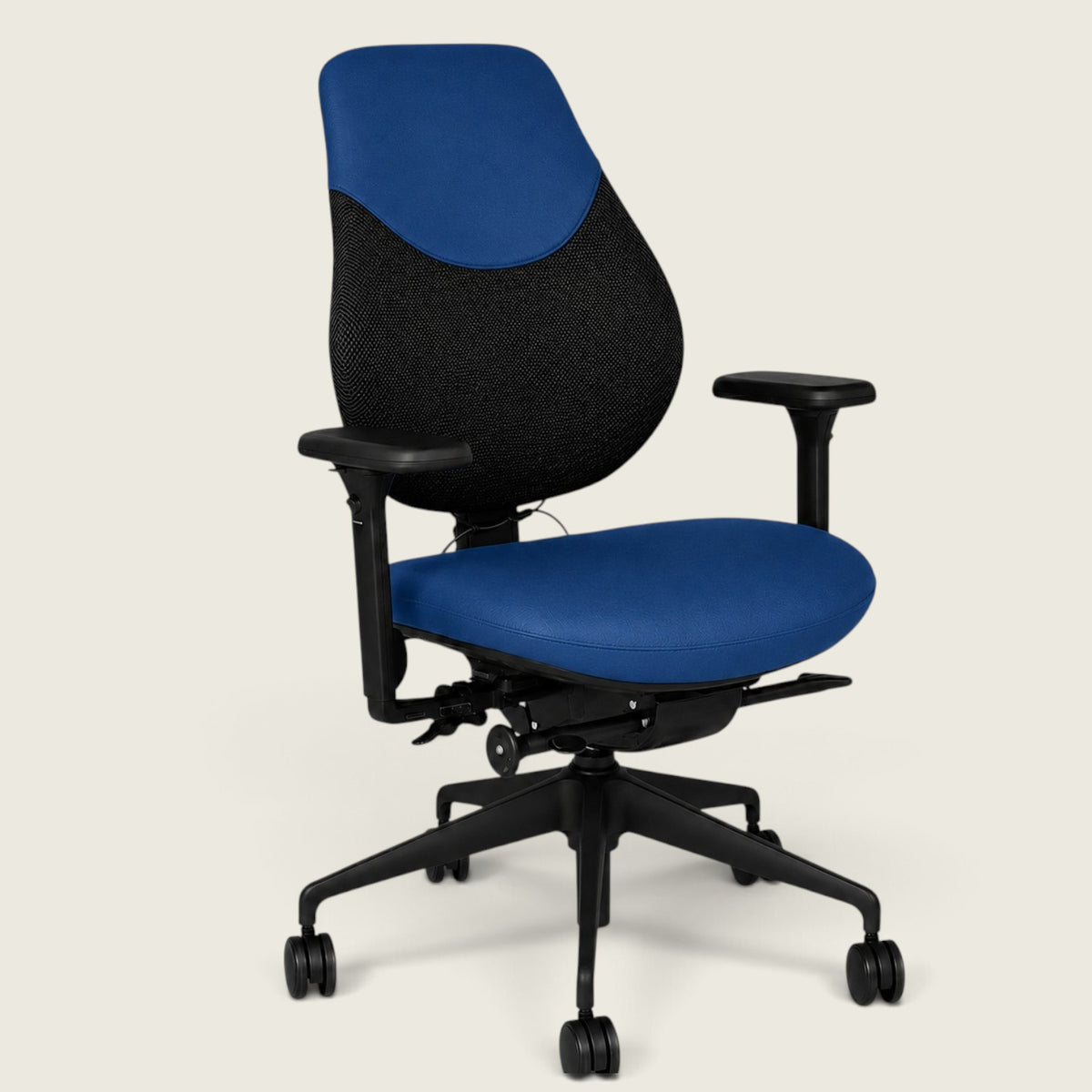 <tc>OrangeBox</tc>Sedia da ufficio Flo in tessuto blu - Ricondizionata
