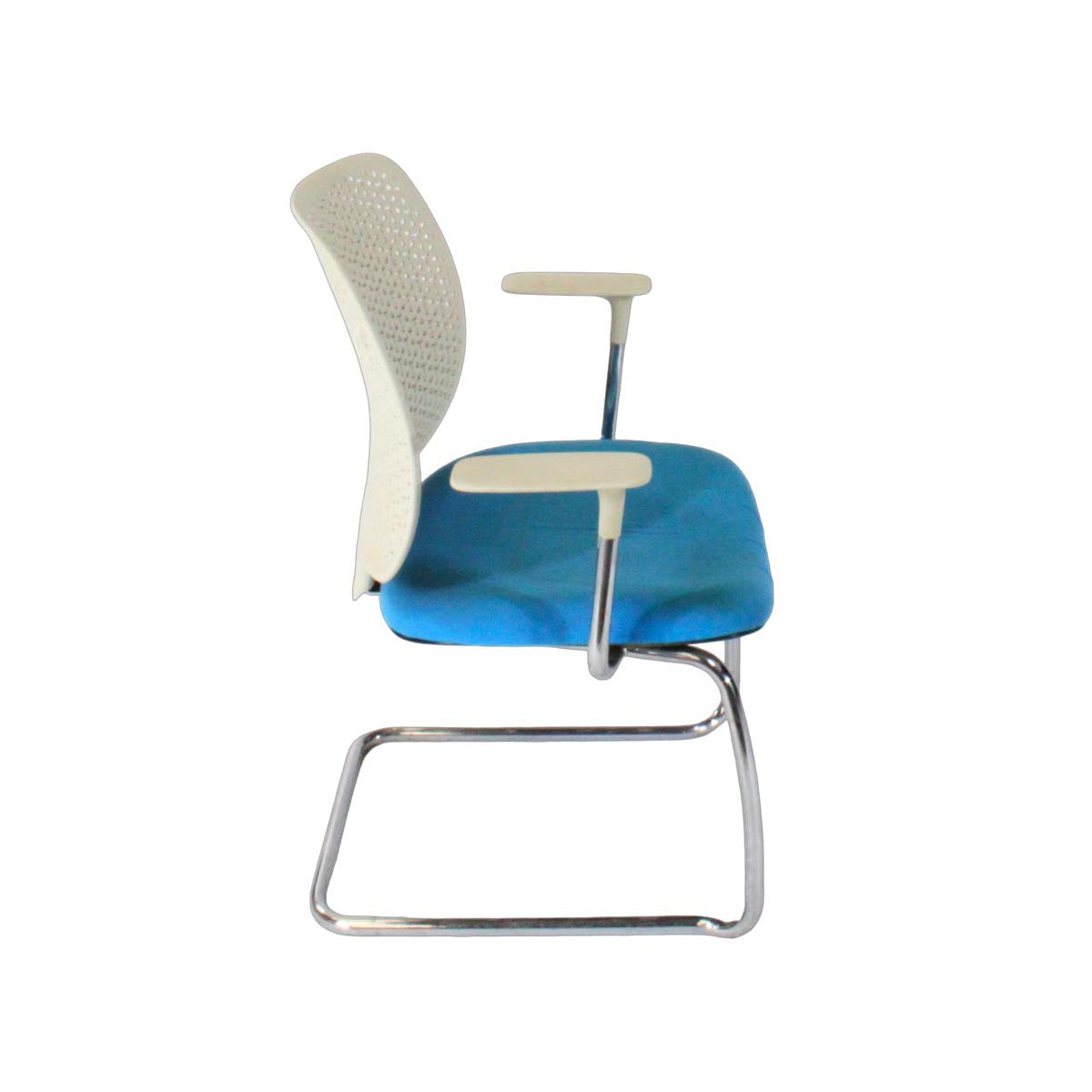 Orangebox: <tc>Ara</tc> Sedia operativa in bianco/blu - Ricondizionata