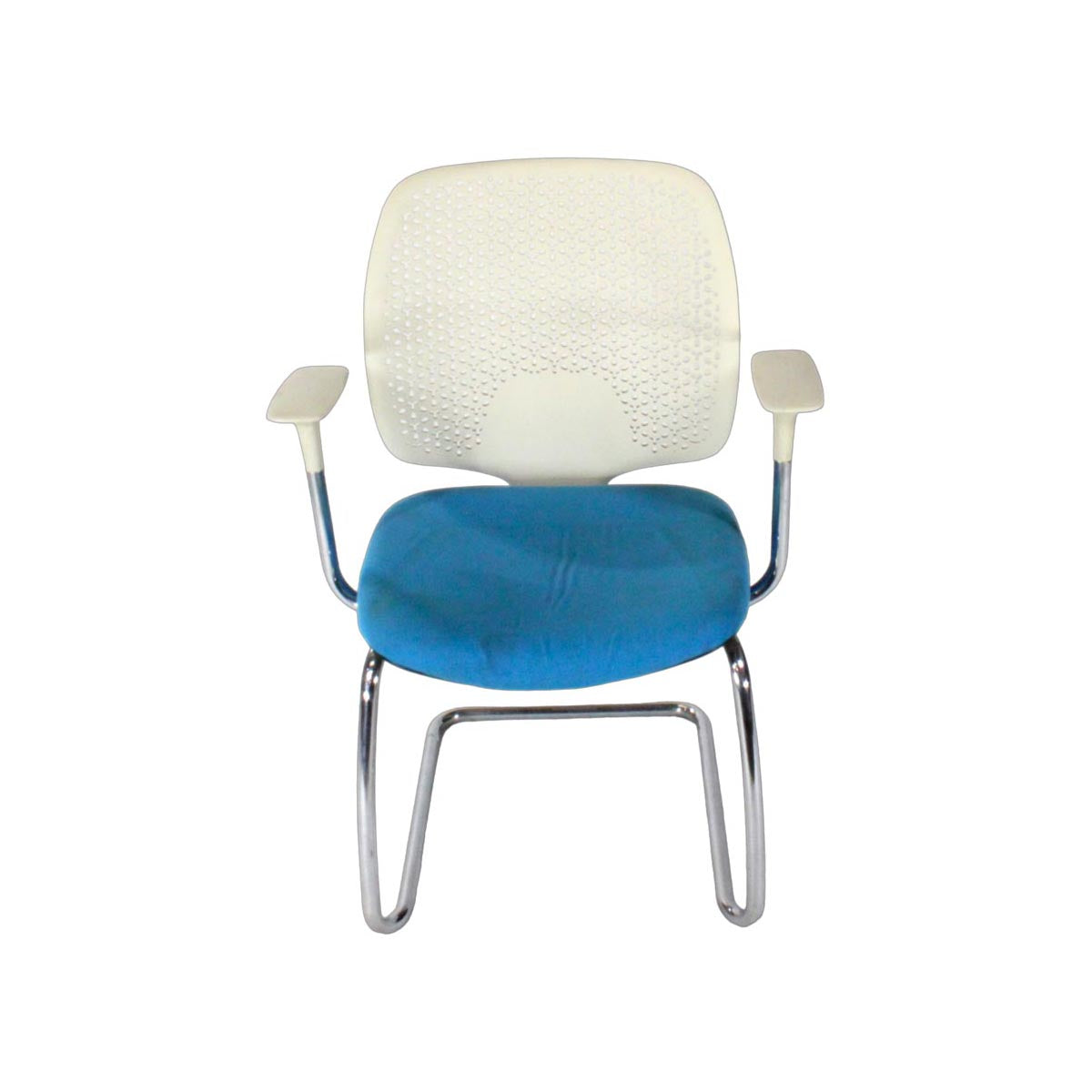 Orangebox: <tc>Ara</tc> Sedia operativa in bianco/blu - Ricondizionata