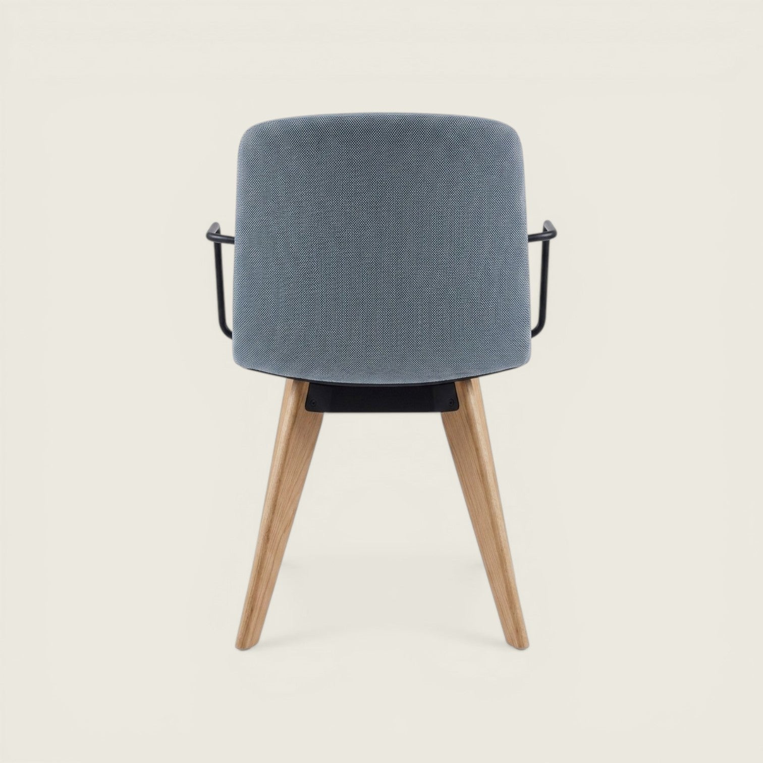 Orangebox: sedia laterale per visitatori CUBB 03 in azzurro - Ristrutturata