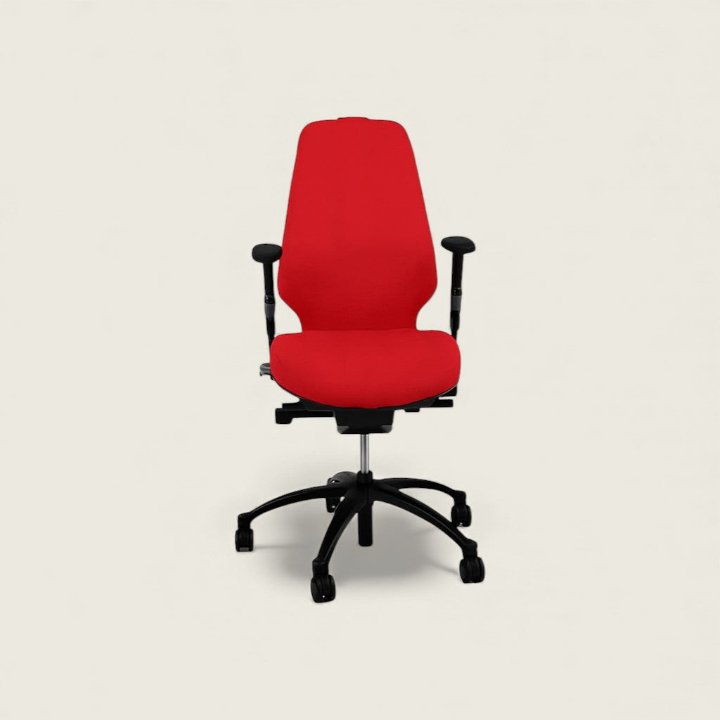 RH Logic: 400 Red High Back Ergonomic Office Chair - Refurbished