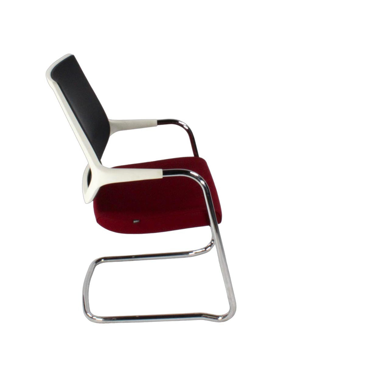 <tc>Sedus</tc>: <tc>Quarterback</tc> Sedia a sbalzo Borgogna/Nero/Bianco - Ristrutturata