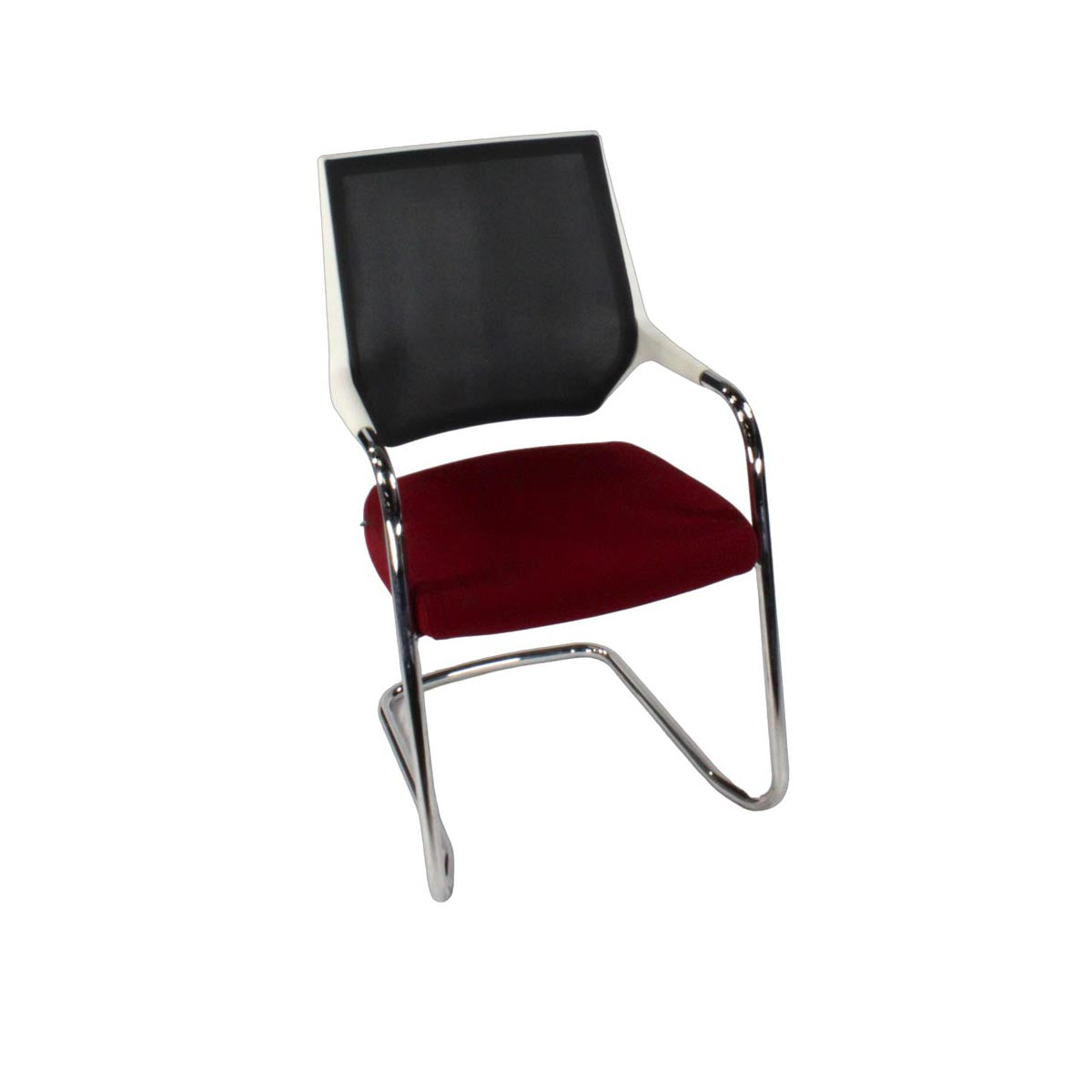 <tc>Sedus</tc>: <tc>Quarterback</tc> Sedia a sbalzo Borgogna/Nero/Bianco - Ristrutturata