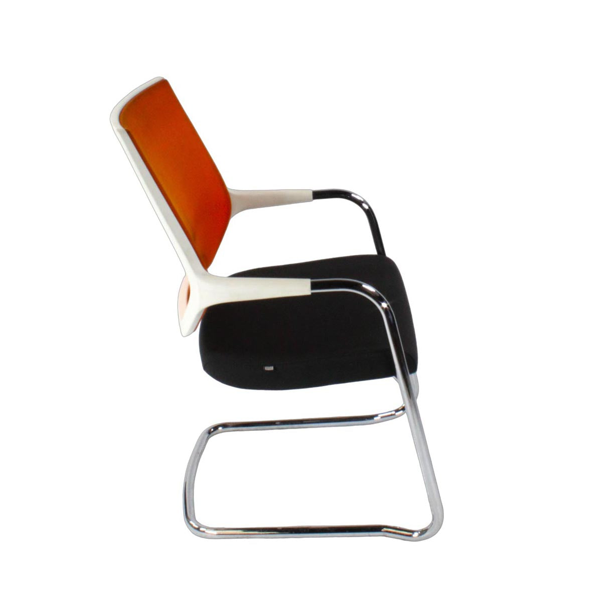 <tc>Sedus</tc>: <tc>Quarterback</tc> Sedia a sbalzo arancione/nera/bianca - Ricondizionata
