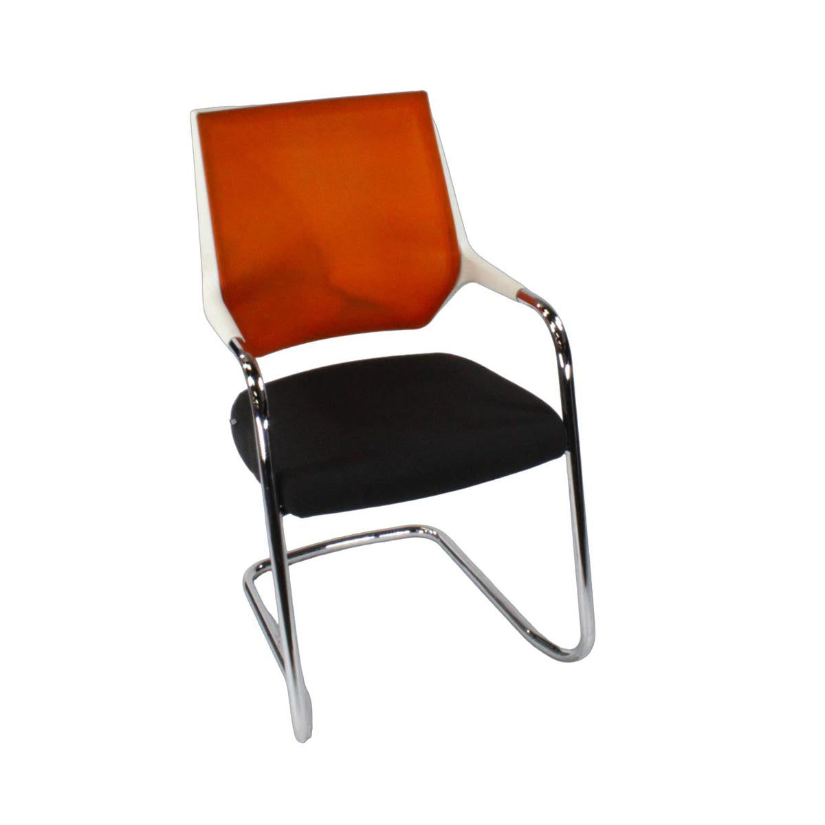 <tc>Sedus</tc>: <tc>Quarterback</tc> Sedia a sbalzo arancione/nera/bianca - Ricondizionata