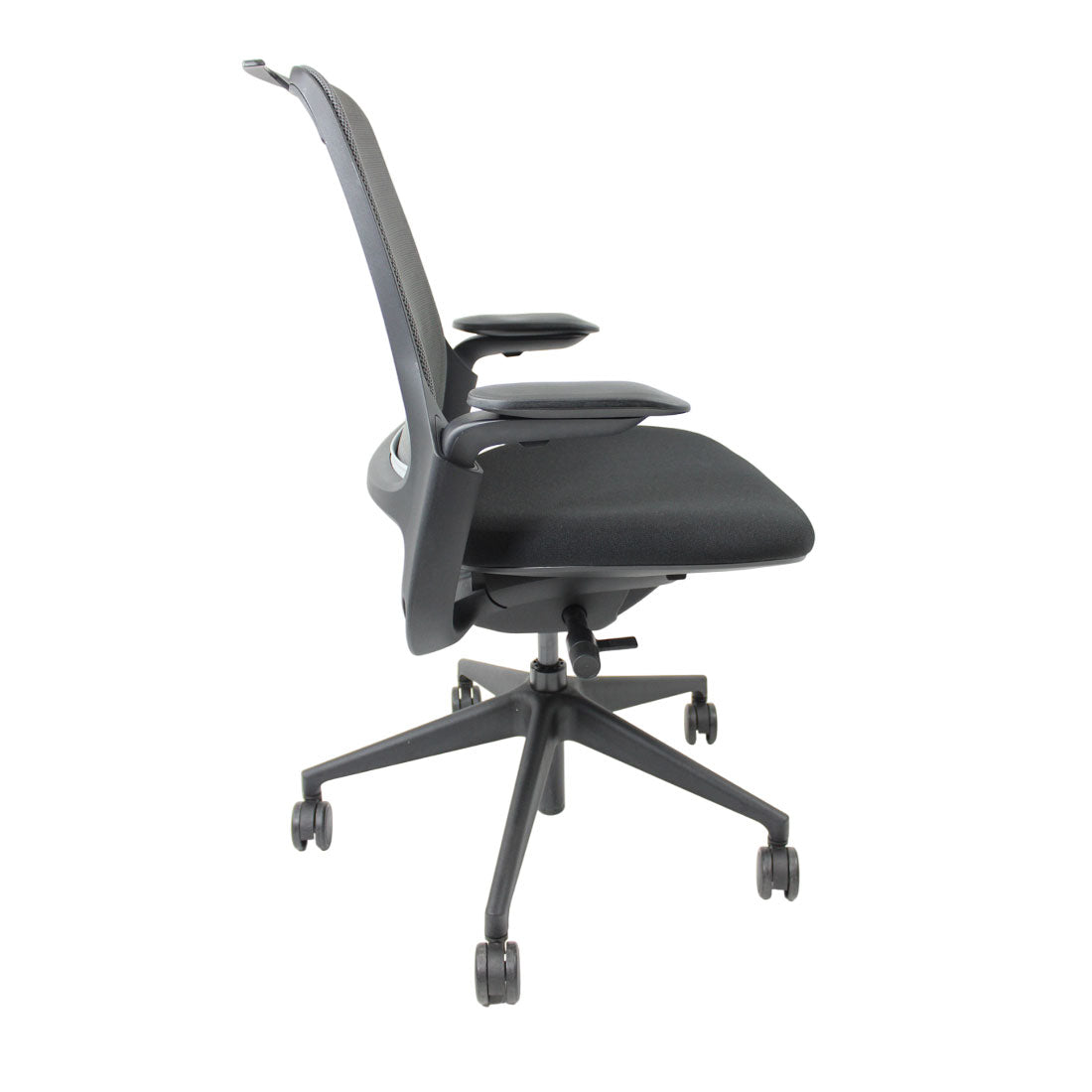 <tc>Steelcase</tc>: Sedia da ufficio ergonomica Serie 1 in tessuto nero - Ricondizionata
