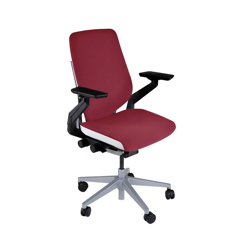 Steelcase: Gesture Ergonomic Office Chair - Burgundy Leather - Refurbished