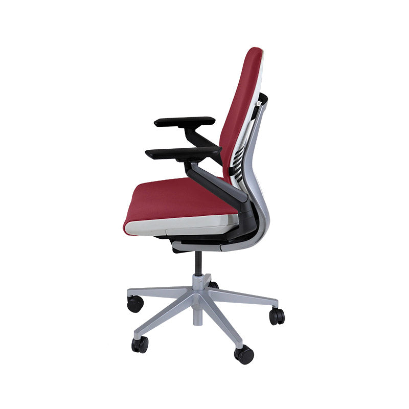 Steelcase: Gesture Ergonomic Office Chair - Burgundy Leather - Refurbished