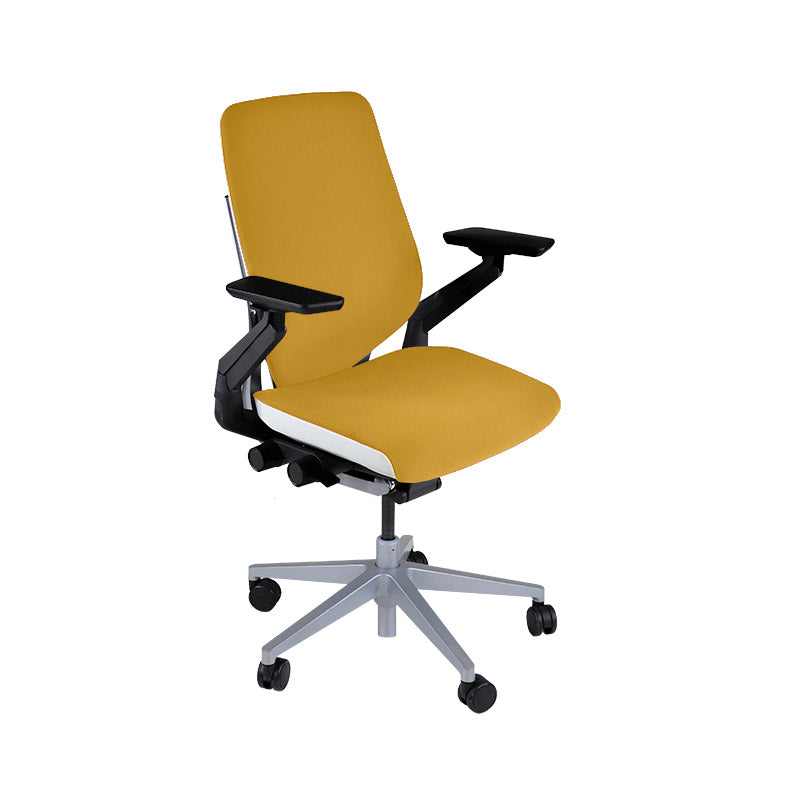 Steelcase: Gesture Ergonomic Office Chair - Yellow Fabric - Refurbished