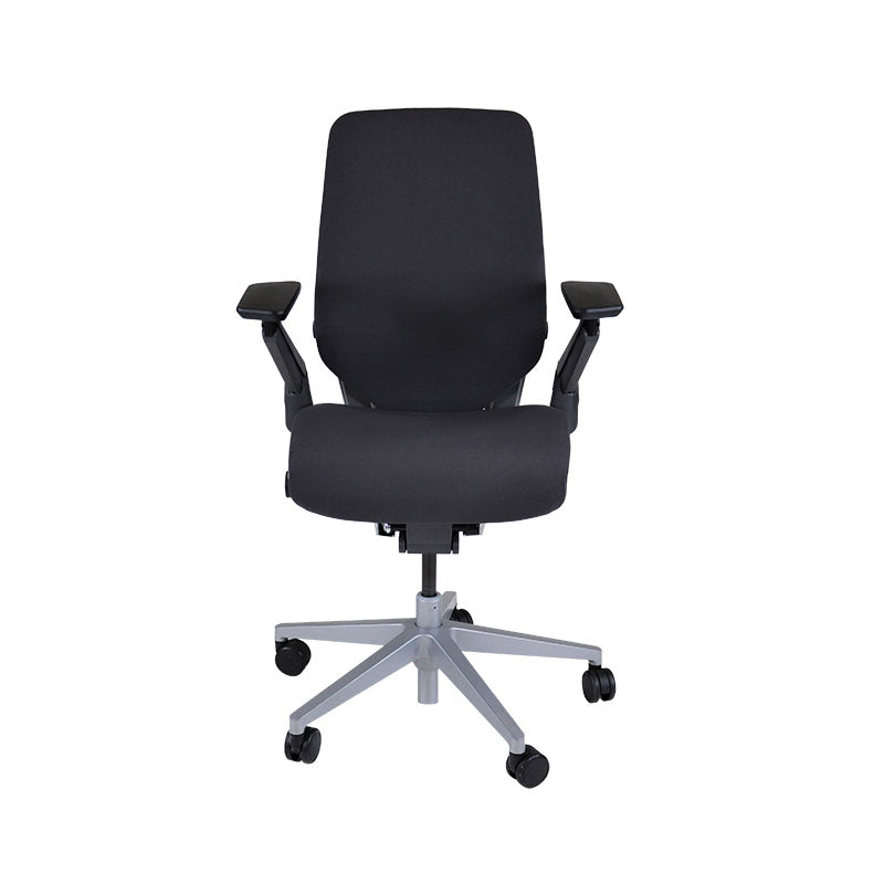 <tc>Steelcase</tc>: Sedia da ufficio ergonomica Gesture - Tessuto grigio - Ricondizionata