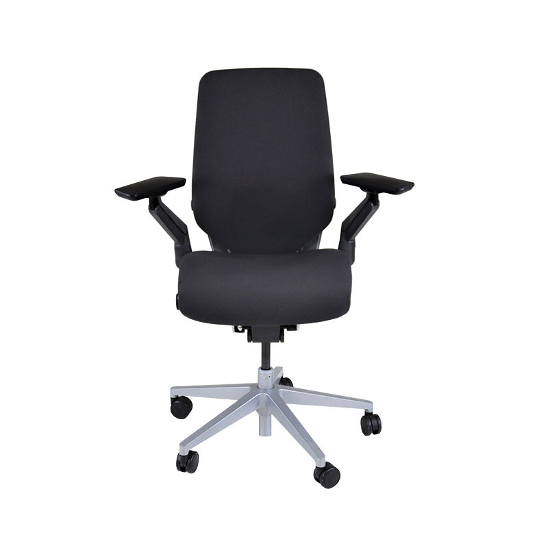 <tc>Steelcase</tc>: Sedia da ufficio ergonomica Gesture - Tessuto grigio - Ricondizionata