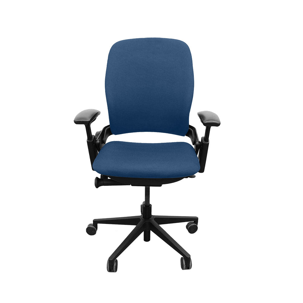 Steelcase: Leap V2 Office Chair - Blue Fabric - Refurbished