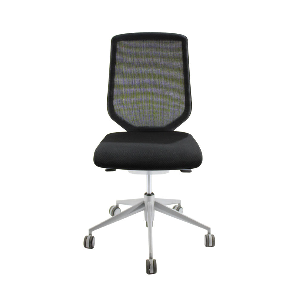 <tc>Actiu</tc>: Sedia da ufficio ergonomica TNK senza braccioli in nero - Ricondizionata