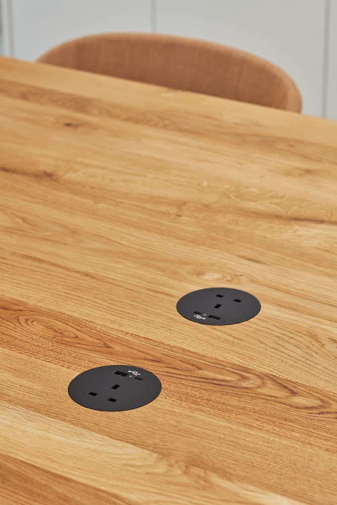 Modulo di potenza del duo ionico rotondo IN-DESK in nero