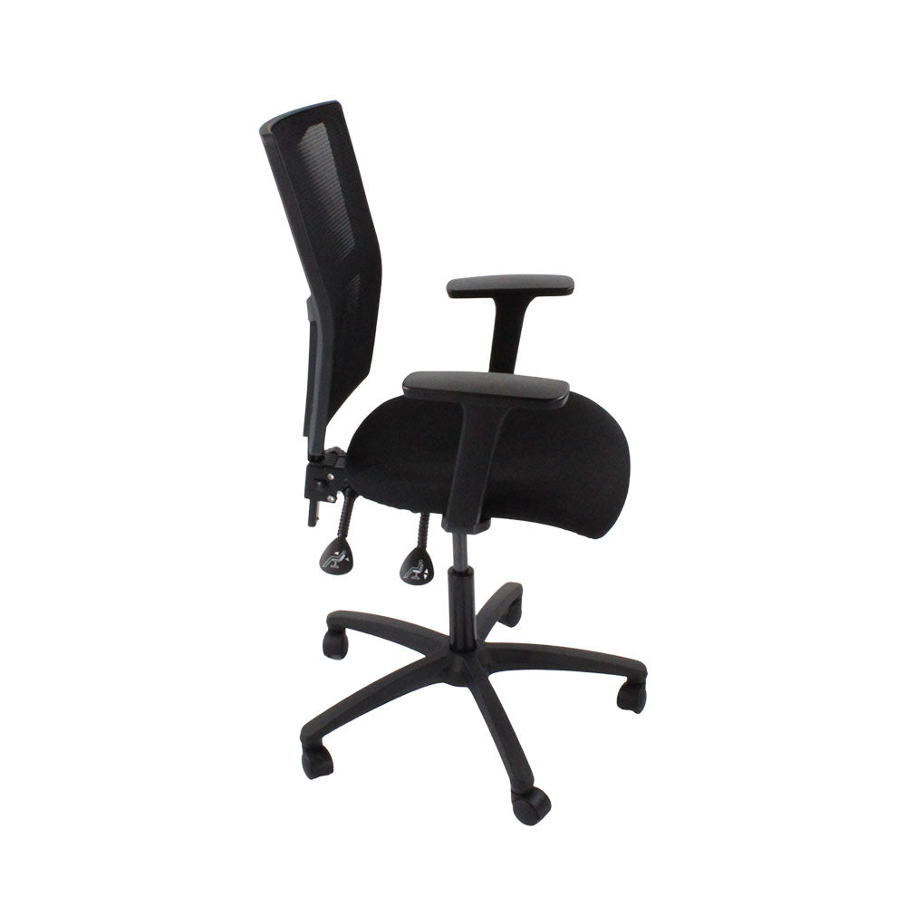 Saxen: Ergo 2 Task Chair in Black Fabric - Refurbished