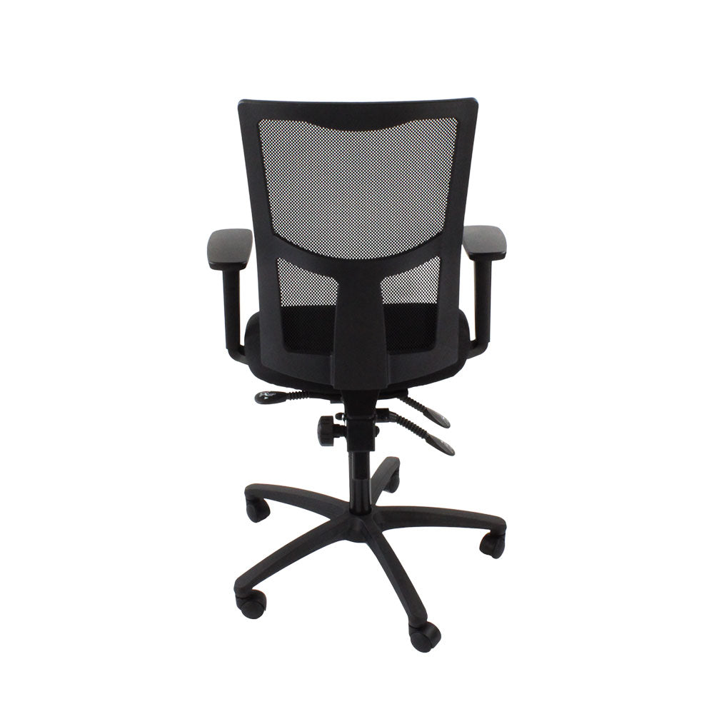 Saxen: Ergo 2 Task Chair in Black Fabric - Refurbished