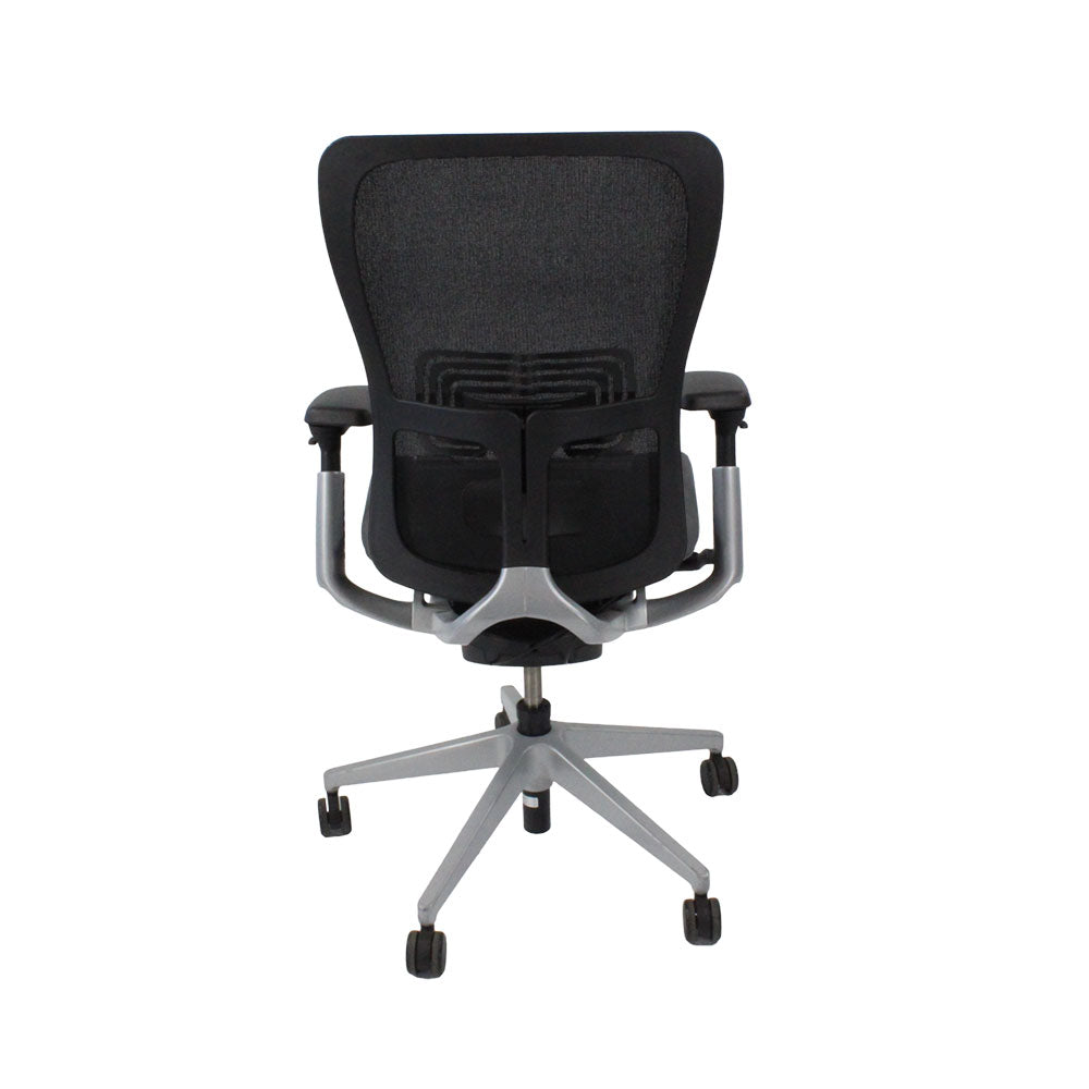 <tc>Haworth</tc>: <tc>Zody Comforto</tc> Sedia operativa 89 in tessuto grigio/struttura grigia - Ricondizionata