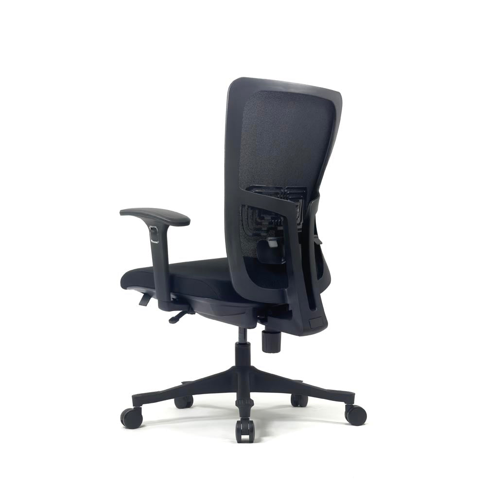 <tc>Haworth</tc>: <tc>Zody Comforto</tc> Sedia operativa 89 in tessuto nero/struttura nera - Ricondizionata